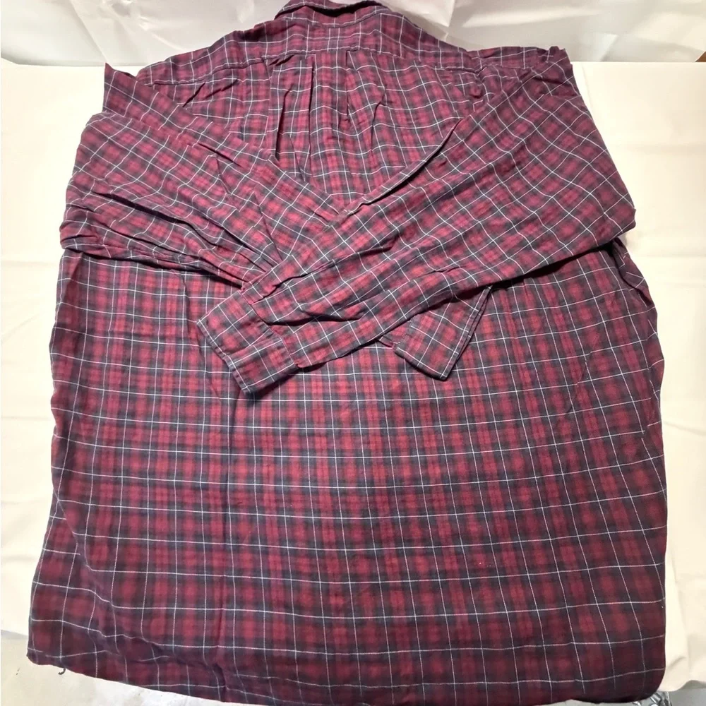 Ralph Lauren Men's‎ Plaid Shirt in Red and Blue